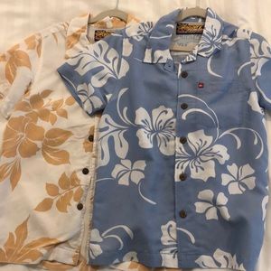 Boys Quiksilver Aloha shirts